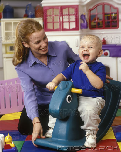 A happy infant - A lovely infant