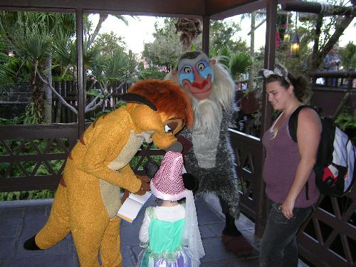lion king - Timon and Rafiki from the lion king. Disney World 2006.
