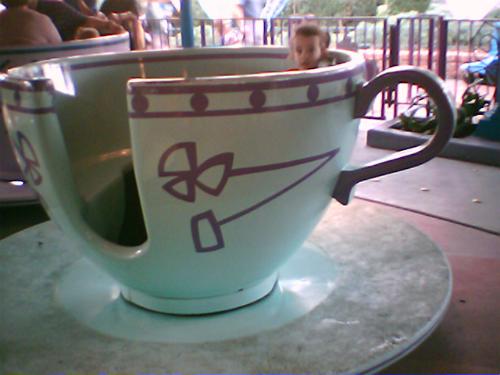 tea cut - the mad hatter tea cut ride at disney world.