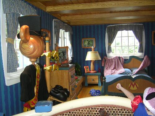 mckay's house - this is mickey's bedroom at disney world.