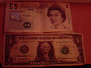 any currency - dollar and pound