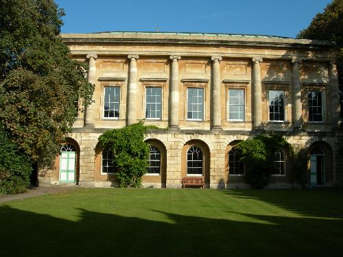 Oriel College - beautiful buildings - I think Oxford deserves more attention for its beautiful architecture, which makes it a lovely place to study. Here is a picture of the SCR at one of the colleges. The SCR stands for Senior Common Room; it's a bit like the staff room of a school, but for all the tutors who teach at the college. It's a very old building. Upstairs is a library, downstairs there's a reception room with a huge fireplace, and also a large dining room with an enormous mahogany table. The building is in a quadrangle, the other three sides of which are student and tutor rooms. The colleges are very secure and safe.