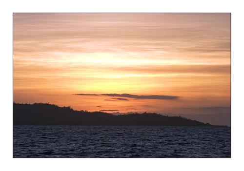 Fiji - Fijian Sunset