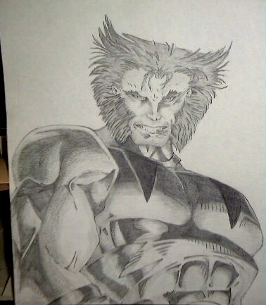 wolverine - i drew this awhile ago too this is wolverine from the x-men