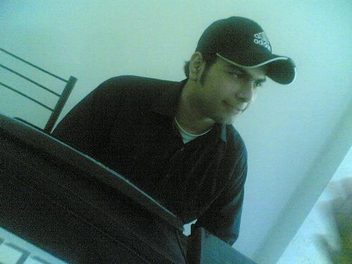 again me in cafe - looking cool na!!