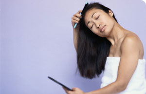 girl brush hair - photo of girl brush hair