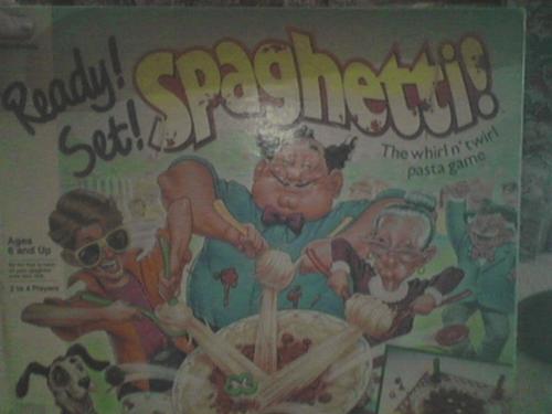 Games - Here is the Ready Set Spaghetti game that me and my family played with my niece and nephew.  It is an interesting game and never knew about til recently.