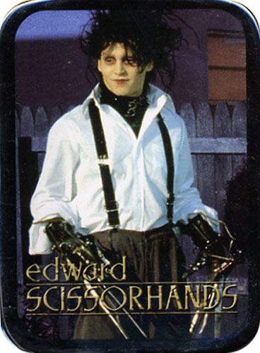 Edward Scissorhands - A playing card image of Edward Scissorhands