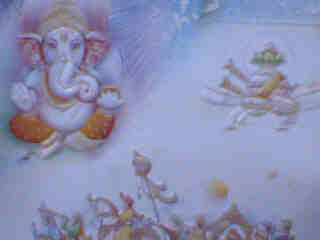 wedding card  - wedding card consisting of photos of god Vinayaka. 