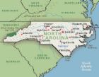 map - Map of NC