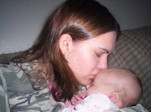 My beautiful sweetheart - Kissing my baby girl