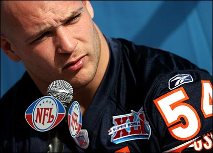 Brian Urlacher - Bears' Linebacker Brian Urlacher fields questions. Brian Urlacher - Bears' Linebacker Brian Urlacher fields questions.