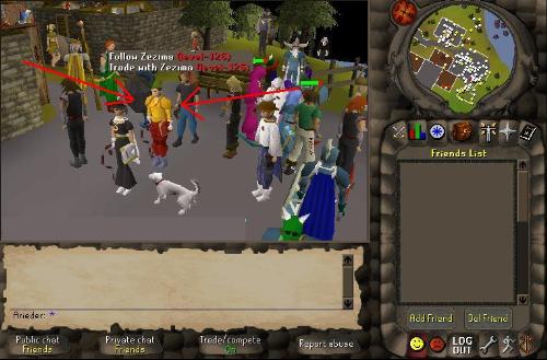 Zezima - This is a picture of Zezima in runescape. He is the best playing in runescape. He is rarely seen and very elusive. Few people have seen zezima.