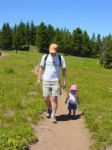 Hiking  - Sometimes hikers can interfere with each others' enjoyment, or that of other users of the land, but they can minimize this interference by following good etiquette.