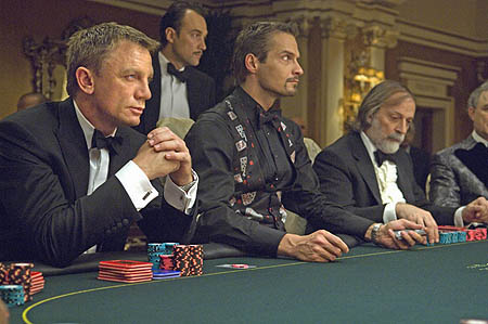 James...James Bond - James Bond during the Poker Scene in the movie Casino Royal.