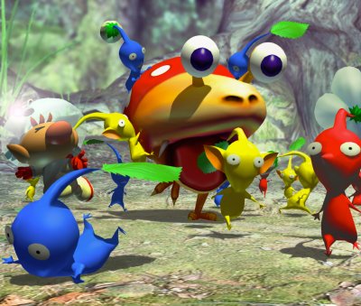 pikmin - game capture of pikmin