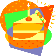 Birthday Cake - Slice of cake