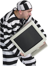 stealing could be a big problem - stealing a pc