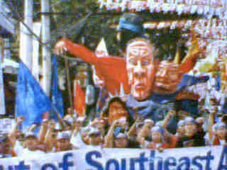 Demonstration  - political demonstration in Philippines 