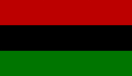 The Red - The Black - And the Green! - African Flag!