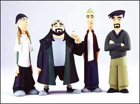 Clerks Action Figures - Some of the coolest lack-of-action figures around.  They don't have guns, they don't blow up buildings or save the day but they know their snack food and the meaning of '420 man'.