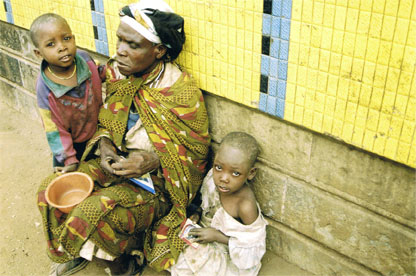 mendicant on the street - this photo is so clear to understand somethings