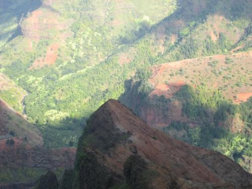 Waimea Canyon - Taken from the first viewpoint driving up the Waimea Canyon road - Kauai