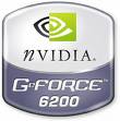 GeForce 6200 - This is a proprietory logo for Nvidia GeForce 6200.