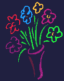 Just a flower - A flower that blinks and lit up