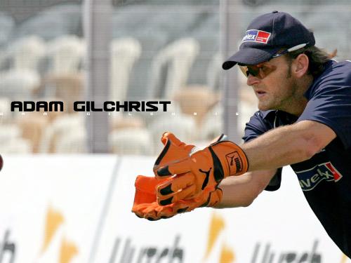 adam gilchrist - adam gilchrist, left handed opener and wicket keeper of australian cricket team.