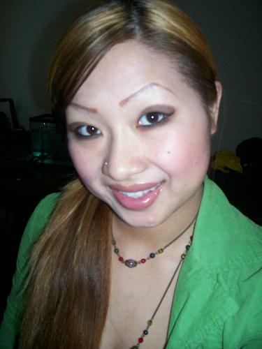 Me Smiling - this is a picture I took right before going back to college. I feel great about going back to school. Wow, I can't believe I'm going back to school. It's a whole new start after two years off.