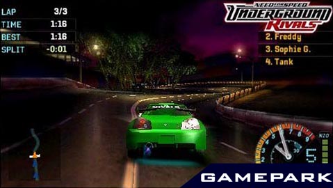 nfsu - green car