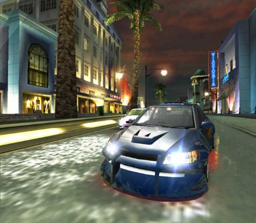 nfsu - blue car