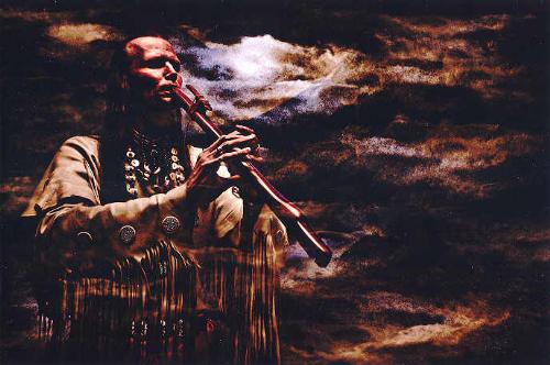flute - playing flute
