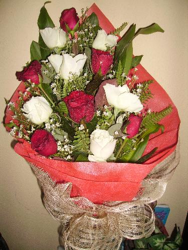 flower - it really lighten up your day when you recieve a flower from somebody specially from your love ones.