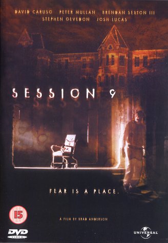 Session 9 - The cover of the psychological horror/thriller Session 9.