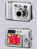 Casio QV-R51 - Casio QV-R51 using 250,000 pixels CCD image sensor also 5.0 MegaPixel image sensor.