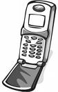 Mobile Phone - Cartoon picture of a mobile phone or better known as a cellphone in different countries.