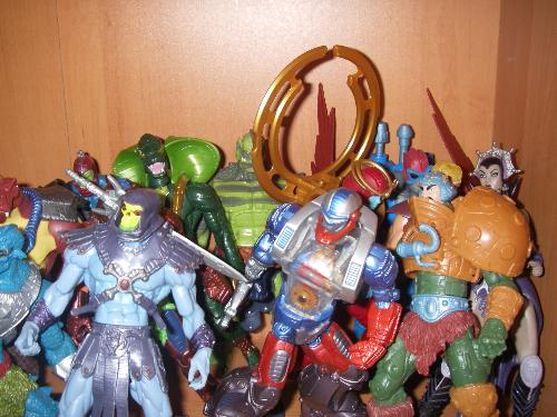 Loose Masters of the Universe Action Figures - Some of my loose Masters of the Universe Action Figures