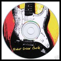 Playing guitar - Acoustic & Electric Guitar Chord CD  ROCKIN' GUITAR CHORDS includes over 100 guitar chords. Each chord includes a photo of the hand position, chord tablature, and the audio of each chord... this will ensure you are playing each chord correctly!