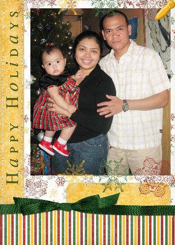 Dela Cruz Holiday 2006 - little dani, me and hubby