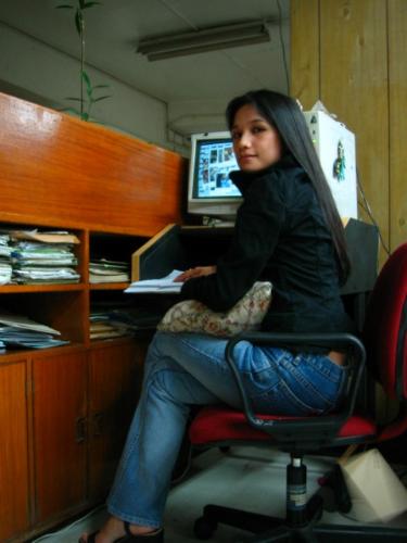 Office - Comes early in the office..am used to it.