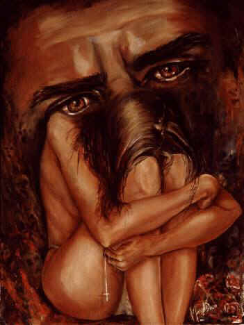 Fear - Fear... The First In This Series. The Darkest Hour. The Most Troubling Memories. Fear. HoppLessNess. Despair. These Feelings Are All Expressed In This Painting.