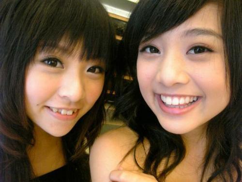 Two members from Blackies'teenage club.taiwan. - Mei mei and gui gui.