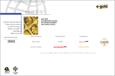 E-gold - The picture to check out the structure of the oldest online transiction company of the world. Check out the picutre now!