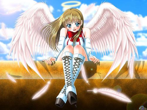 angel - she is an angel ....literally ....