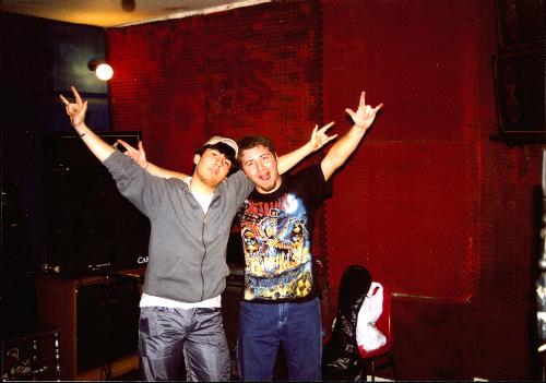 Rock' N Rooooool! - Rock' N Rooooool! Me and Marco in the practice room