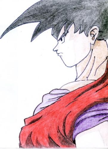 Son Goku (Dragonball Z) - Zerbite's Drawing