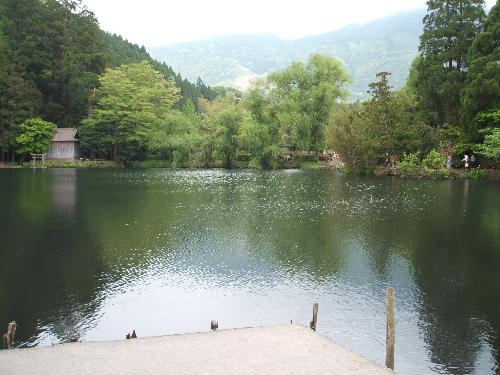 japan - a lake somewhere in kyushu