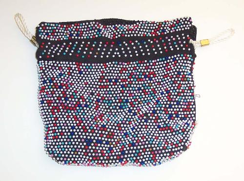 A Vintage Beaded handbag - Mine is kinda the same beads but more colorful